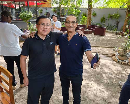 MD to visit customers