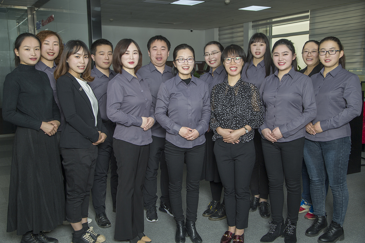 Group photo of foreign trade team in 2019