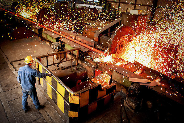 What is the rolling process of plain carbon plate?