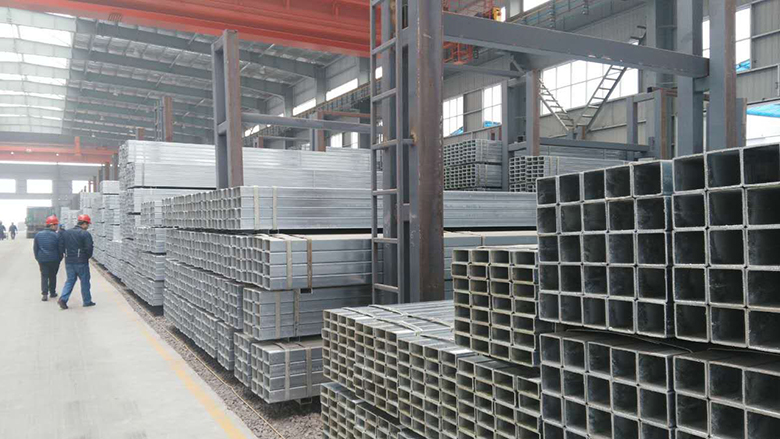The main production process of galvanized square pipe