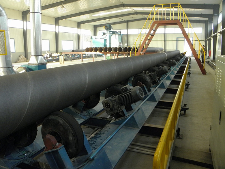 3PE anti-corrosion steel pipe connection method