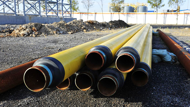 Steel jacketed steel insulation pipe