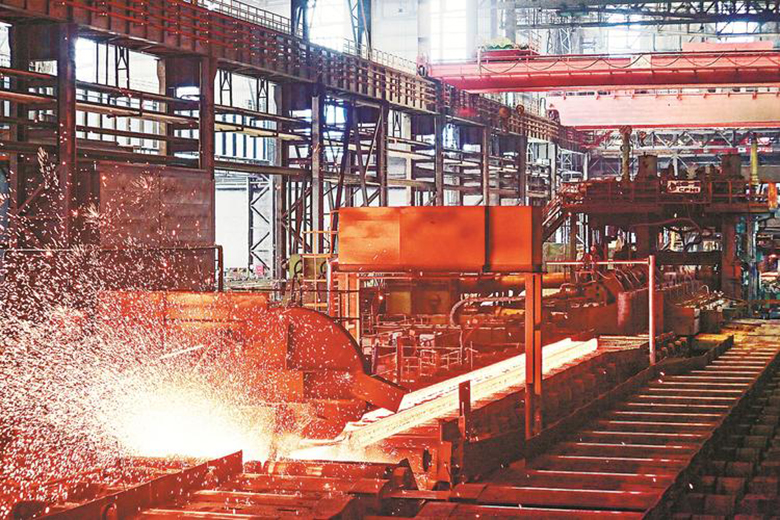 Hot-rolled and welded H-beam