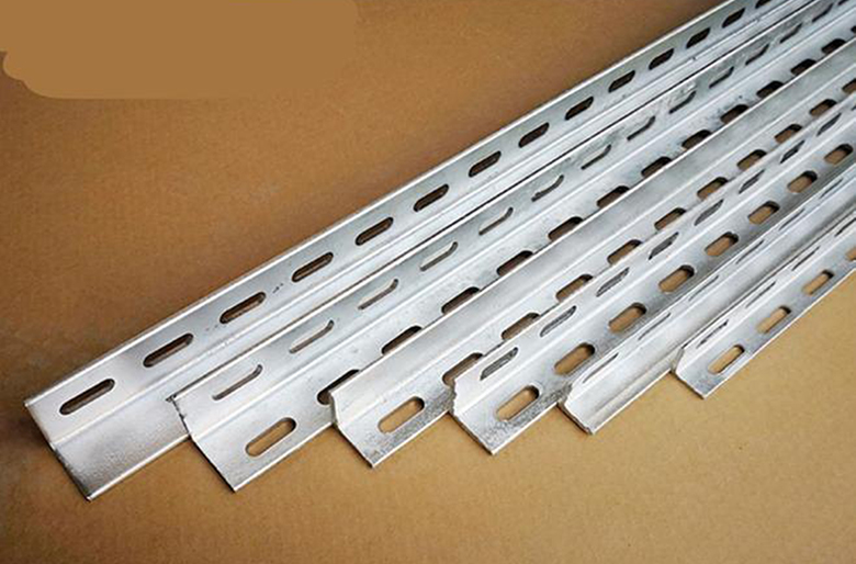 Metal angle steel with holes